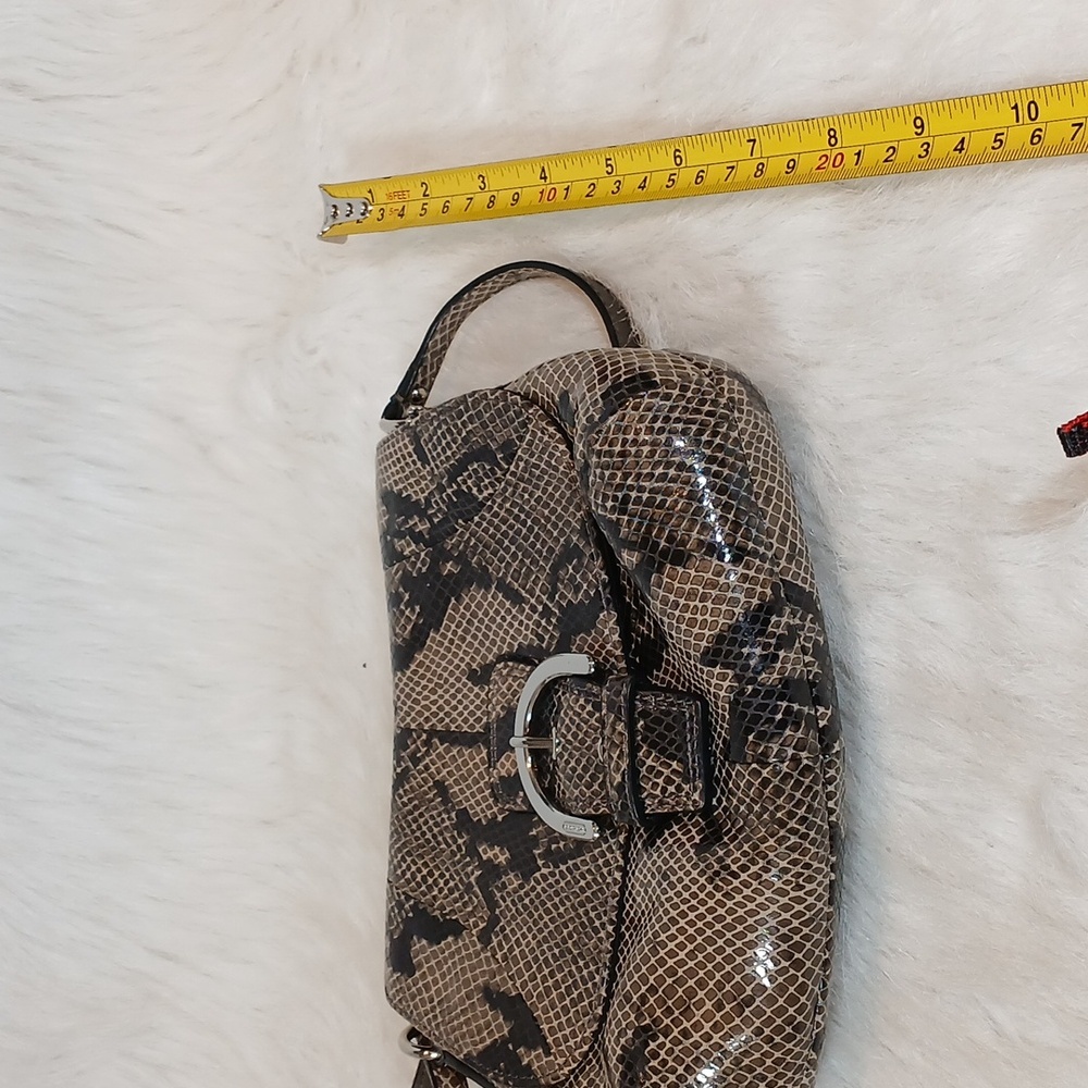 Coach Soho Snake Python Pattern Leather Crossbody… - image 7